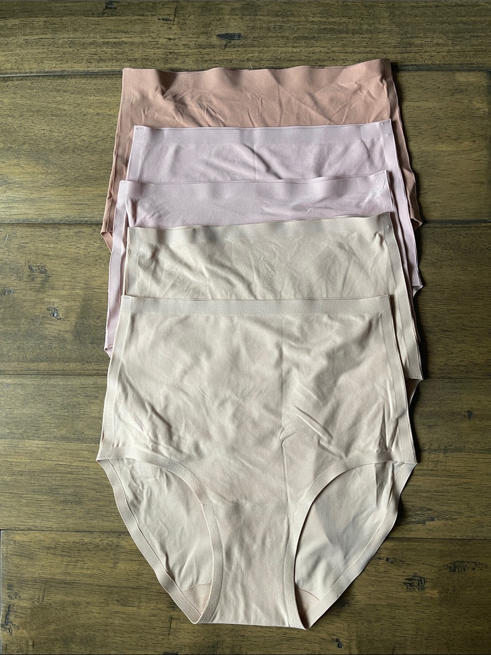 (5) NEW CHANTELLE soft stretch seamless high waist brief panties